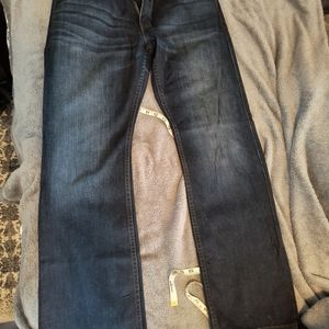 Men's dark blue acid wash Levi's